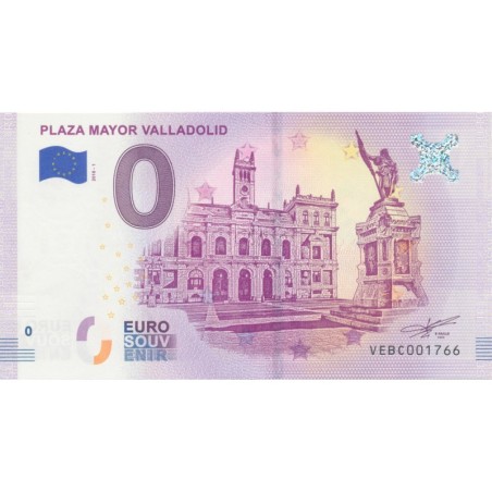 Billet 0€ - Espagne - Plaza mayor Valladolid - 2018-1 - N°1766