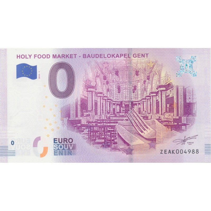 Billet 0€ - Belgique - Holy food market - baudelokapel gent - 2018-1 - N°4988