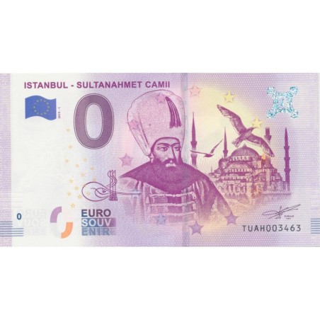Billet 0€ - Turquie - Istanbul Sultanhamet camii - 2019-1 - N°3463