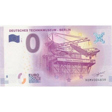 Billet 0€ - Allemagne - Deutsches Technikmuseum Berlin - 2017-1 - N°4839