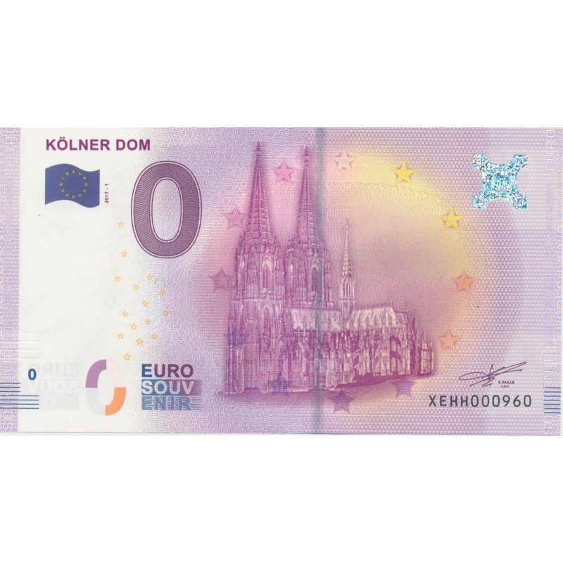 Billet 0€ - Allemagne - Kolner dom - 2017-1 - N°960