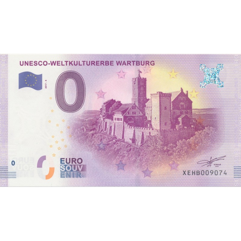 Billet 0€ - Allemagne - Unesco weltkulturerbe warburg - 2017-4 - N°9074