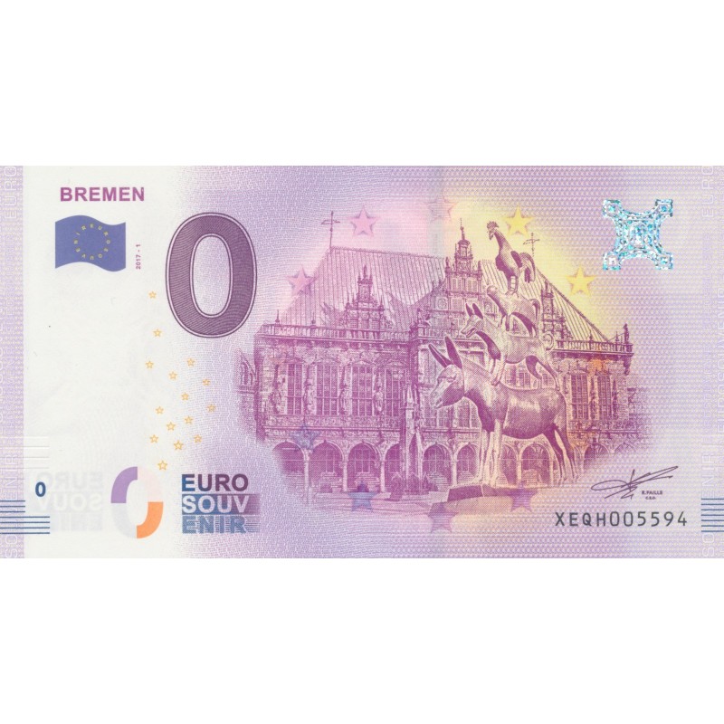 Billet 0€ - Allemagne - Bremen - 2017-1 - N°5594