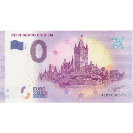 Billet 0€ - Allemagne - Reichsburg cochem - 2017-1 - N°378