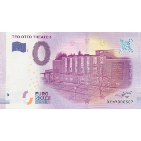 Billet 0€ - Allemagne - Teo otto theater - 2017-1 - N°507