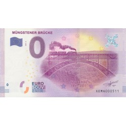 Billet 0€ - Allemagne - mungstener brucke - 2017-2 - N°511
