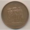 Médaille - Convocation des états généraux - 5 mai 1789 - Bicentenaire de la révolution Française - bronze - 77mm - 1987 - SPL