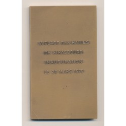 Médaille - La place des Halles de Strasbourg Inauguration - 20 mars 1979 - bronze - SUP 2