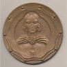 Médaille - Promotion Grade Officier Légion d'honneur - bronze - 95mm - A de Jaeger - TTB+