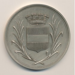 Médaille - Ville de chamalières - Dept63 - métal argenté - 70mm - SUP 2
