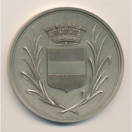 Médaille - Ville de chamalières - Dept63 - métal argenté - 70mm - SUP