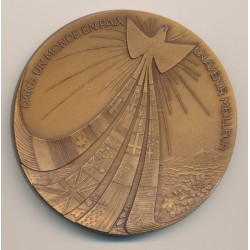 Médaille - Hommage à tous ceux qui ont combattu pour la liberté - 1939-45 - bronze - 68mm - TTB+ 2