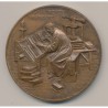 Médaille - La documentation Française - H.Dropsy - bronze - 68mm - SUP