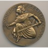 Médaille - Ville de Strasbourg - Alsace libérée 1944 - R.Delamarre - bronze - 68mm - SUP