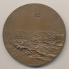 Médaille - Débarquement 1944 - Nous avons a nous rassembler pour le seul service de la France - 1944-1974 - JH Coeffin - TTB+