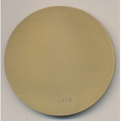 Médaille - Grande loge féminine de France - 1945-1995 - bronze - 65mm - Labouret N°857 - SUP 2