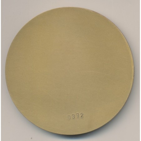 Médaille - Grande loge féminine de France - 1945-1995 - bronze - 65mm - Labouret N°857 - SUP