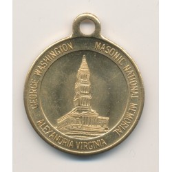 Médaille - Georges Washington - Musée national maçonnique - Alexandria virginia - 34mm - SUP+
