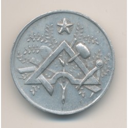 Jeton - Orient de St Cloud - 1906 - GODF - alu - 27mm - Labouret N°441 - TTB+ 2