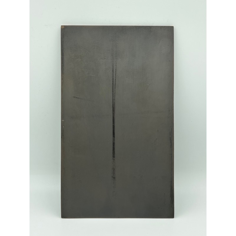 Plaque - Thème Alsace - Guttemberg,Klebber Rapp, Le rhin - acier doré - H200x118mm - H.Delamarre - TTB+