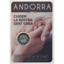 2€ Andorre 2021 - Prenons soin de nos aînés