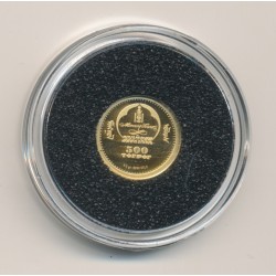 Mongolie - 500 Tugrik 2007- Alfred Nobel - Or 0,5g 0,999 - FDC 2