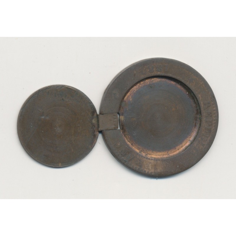 Boite de Forcat - 10 Centimes Cérès - bronze - TB