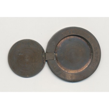 Boite de Forcat - 10 Centimes Cérès - bronze - TB