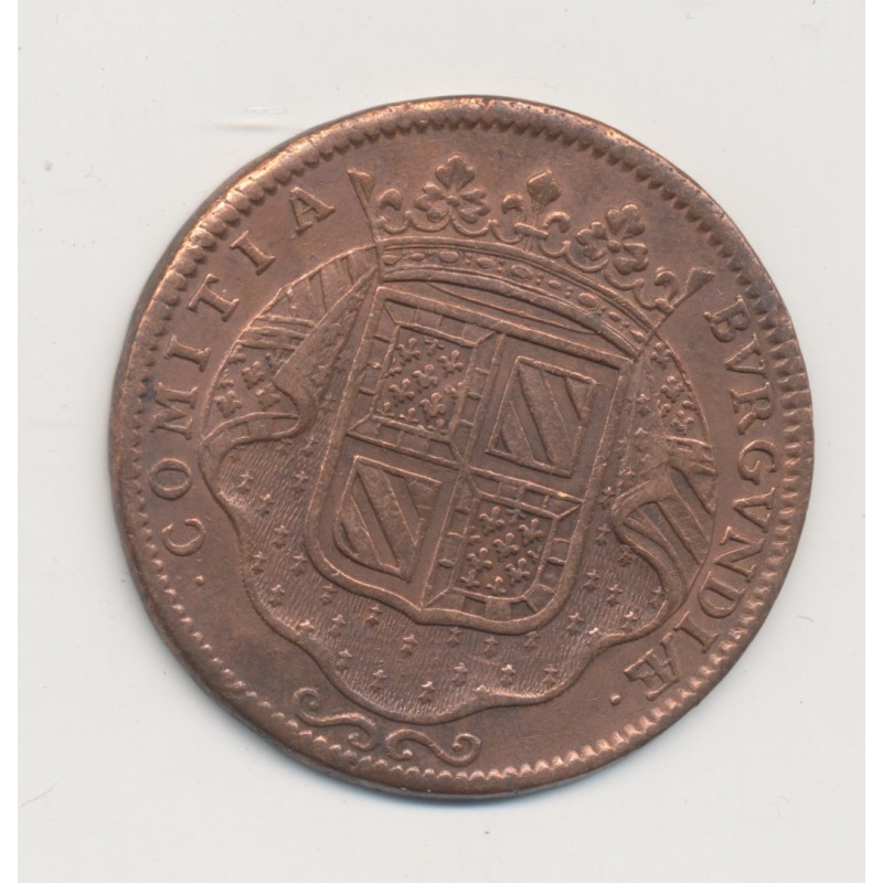 Jeton - États de bourgogne - 1715 - cuivre - TB