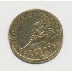 Jeton - Louis XIV - Chambre trésor royal -Nuremberg - laiton - TTB 2