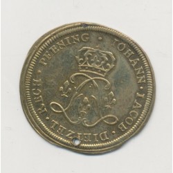Jeton - Louis XV - Nuremberg - laiton - TB+ 2