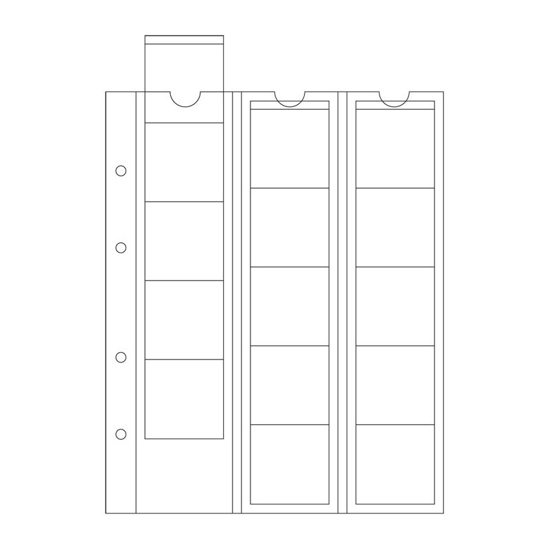 Feuilles Optima 15 cases
