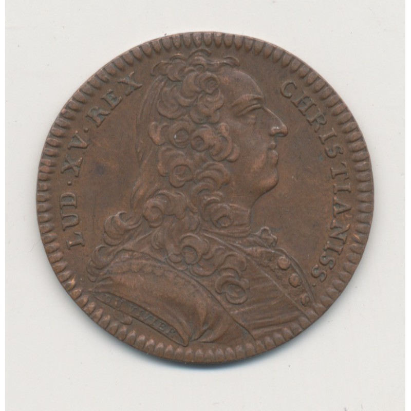 Jeton - Louis XV - Trésor royal - 1739 - TTB