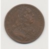 Jeton - Louis Louis XV - Chambre de commerce Bordeaux - 1750 - argent - TTB+