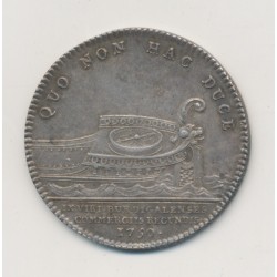 Jeton - Louis Louis XV - Chambre de commerce Bordeaux - 1750 - argent - TTB+ 2