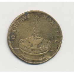 Jeton - Louis XVI - laiton - TB 2