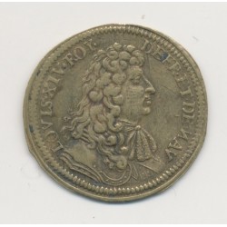 Jeton - Louis XV - Nuremberg - laiton - TB+