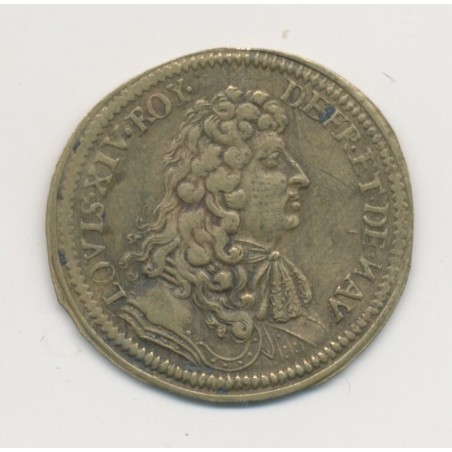 Jeton - Louis XV - Nuremberg - laiton - TB+