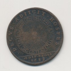 Jeton - Louis XIV - Batiments du roi - 1683 - cuivre - TB 2