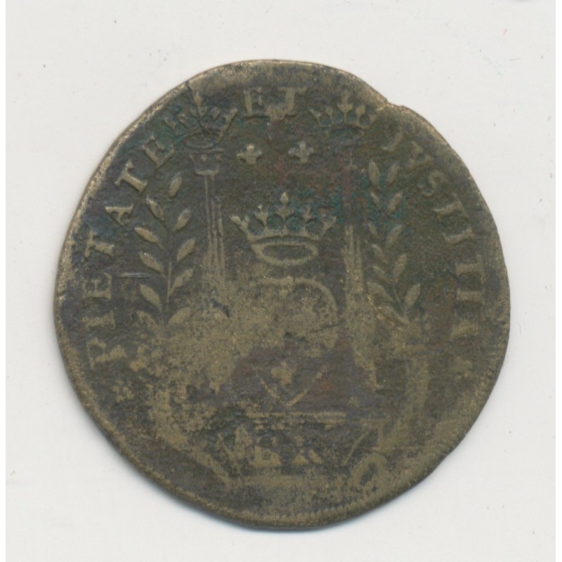 Jeton - Henri IV - 1589 - laiton - B/TB