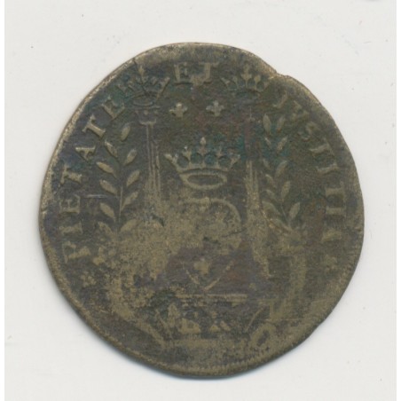 Jeton - Henri IV - 1589 - laiton - B/TB