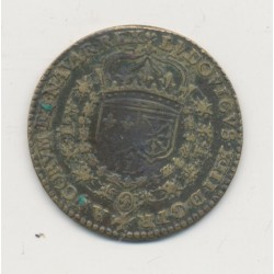 Jeton - Ardennes - Fabrique de jetons de Sedan - Louis XIII - laiton - TB 2