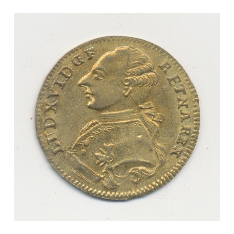 Jeton - Louis XVI - Le dauphin Louis XVII - Nuremberg - laiton - TTB