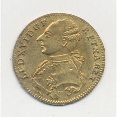 Jeton - Louis XVI - Le dauphin Louis XVII - Nuremberg - laiton - TTB