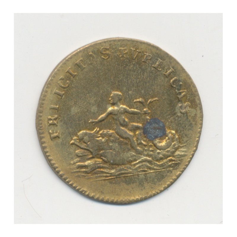 Jeton - Louis XVI - Le dauphin Louis XVII - Nuremberg - laiton - TTB