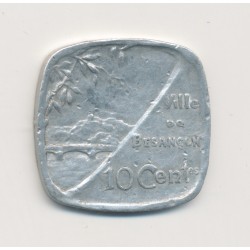 10 Centimes 1917 Besançon - alu - TTB+