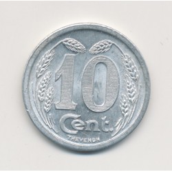 Evreux - 10 Centimes 1921 - chambre de commerce - alu rond 23mm - SUP+ 2