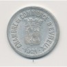 Evreux - 25 Centimes 1921 - chambre de commerce - alu rond 27mm - TTB+