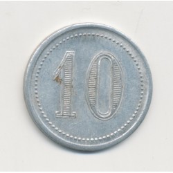 10 Centimes Le vigan - Union commerciale - alu rond 22mm - TTB+ 2