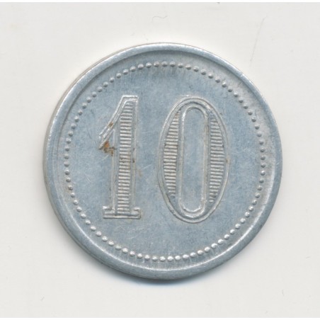 10 Centimes Le vigan - Union commerciale - alu rond 22mm - TTB+